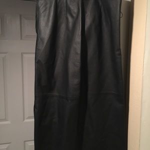 Forenza black Leather skirt