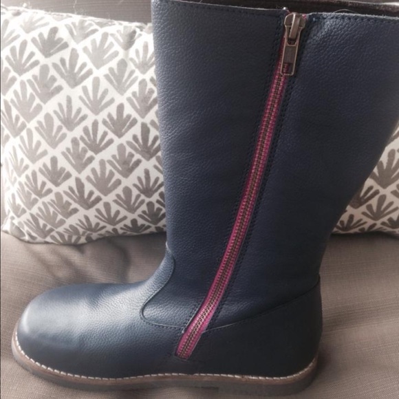 MiniBoden Navy riding boots