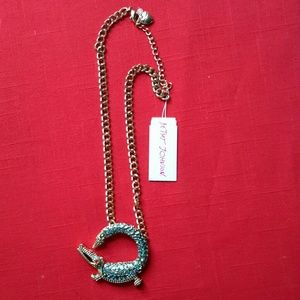 Betsey Johnson Alligator Necklace