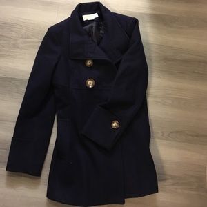 Deep purple Michael Kors trench coat