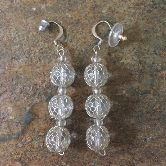 Handmade Three Drop Earrings