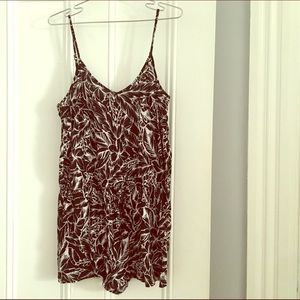 Aero printed large romper