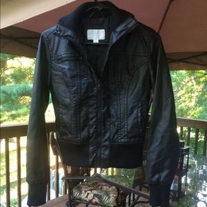 Xhilaration Black Leather Jacket
