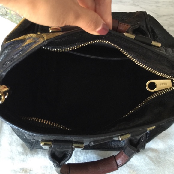 Chloe black mini Ethel leather tote - Picture 3 of 4