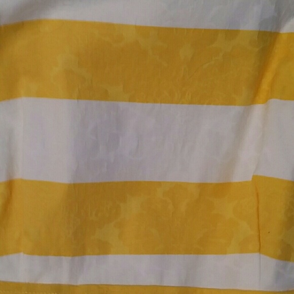 Ann Taylor yellow and white striped sun dress 00P - Picture 3 of 4