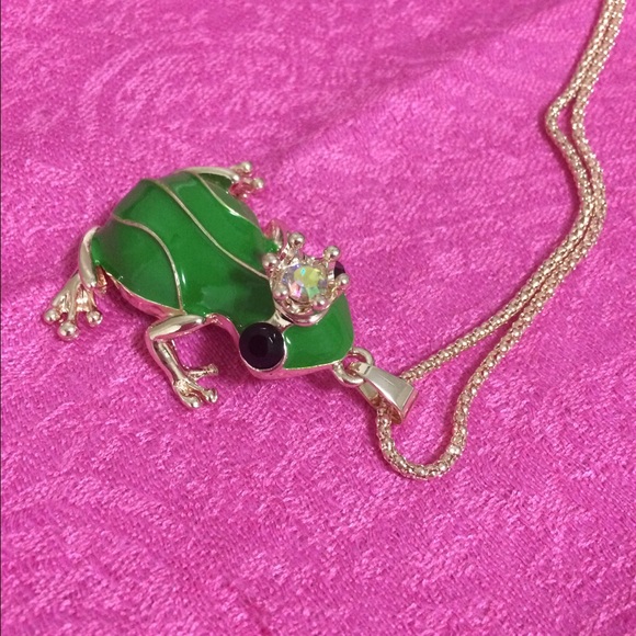 Frog prince necklace