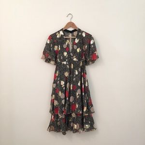 Anna Sui Flutter Sleeved Dress