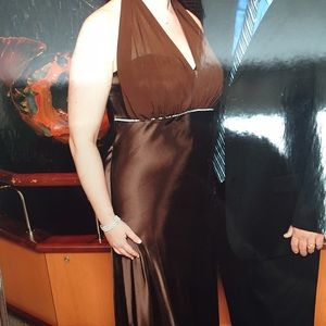 Camille La Vie Brown Formal Dress Size 16