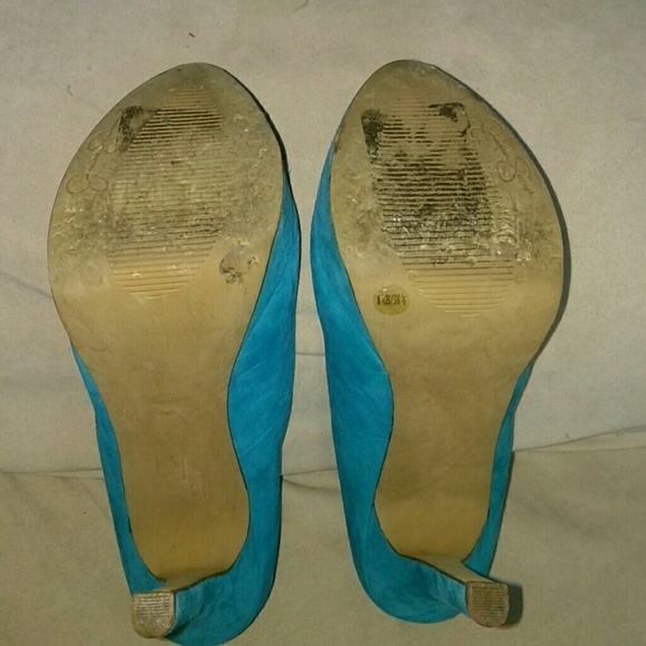 Aqua Jessica Simpson pumps - Picture 3 of 3