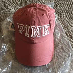 PINK By Victoria Secret Soft Begonia/White Hat