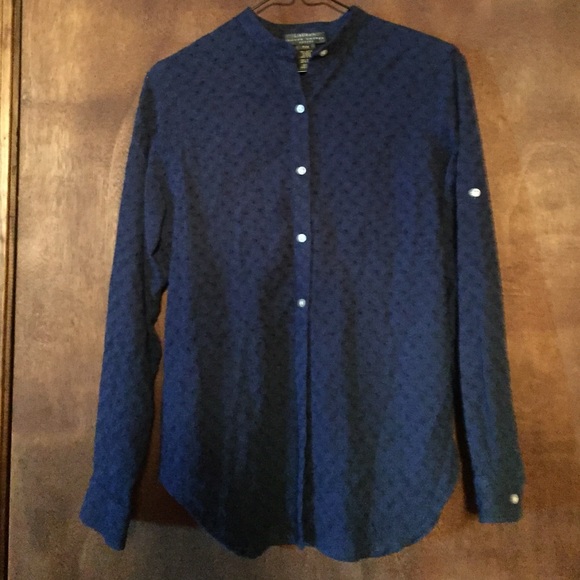 RL Navy  blouse Sz PM FINAL MARKDOWN