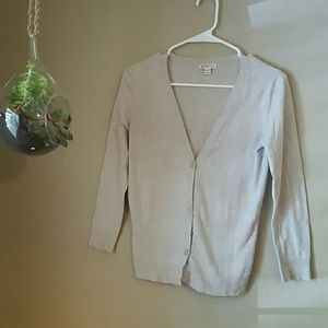 Tan 3/4 Sleeve Cardigan