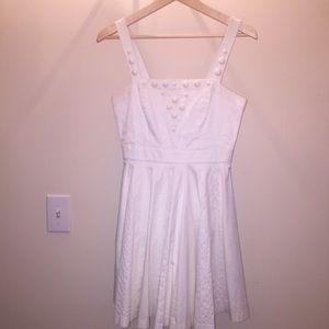 White Armani Exchange Dress