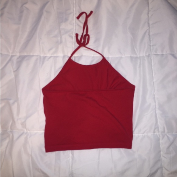 Red Crop Top - Picture 2 of 2