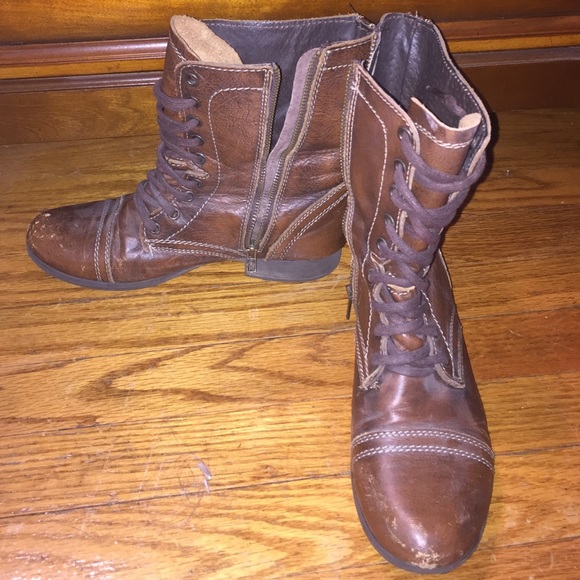 Steve Madden combat boots