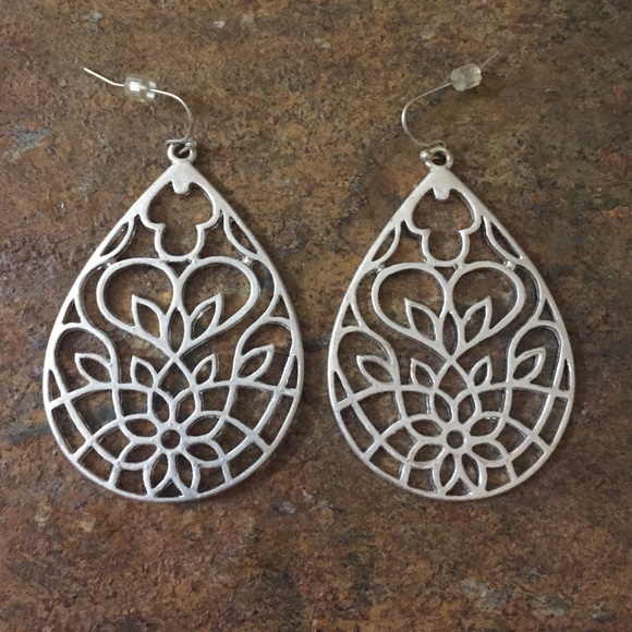Silver Drop Earrings