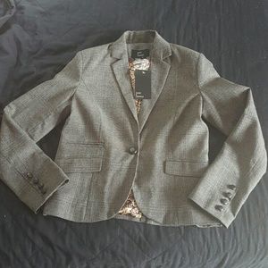 Jules & Leopold plaid blazer