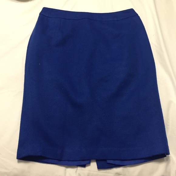JCrew - Style Classic Blue Pencil Skirt