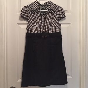 Guess Plaid Belted Dress