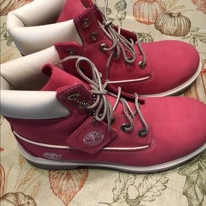 Pink Timberland Boots