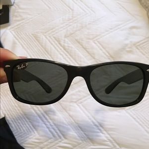 New Wayfarer Black Polarized Ray Bans