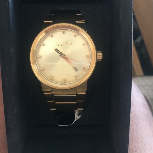 Brand new all gold Nixon watch