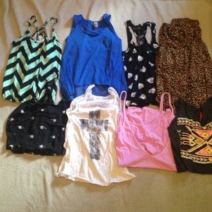 various tank tops