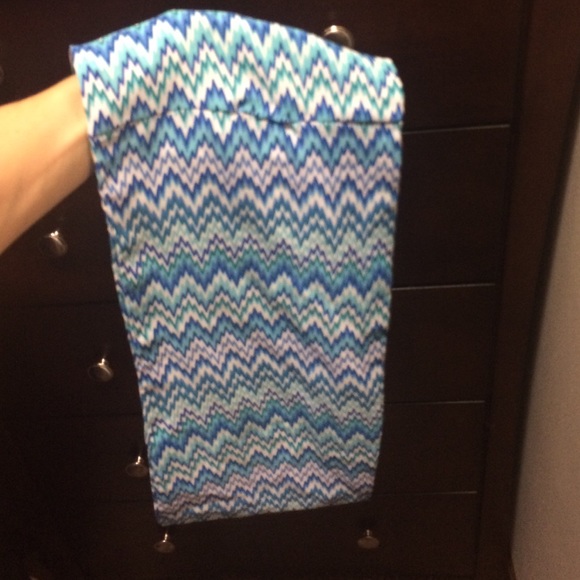 Blue scarf