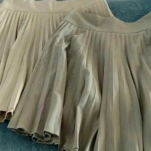 Two Sz 10 Pleated Skirts