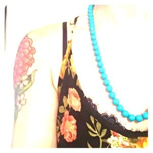 turquoise beaded necklace