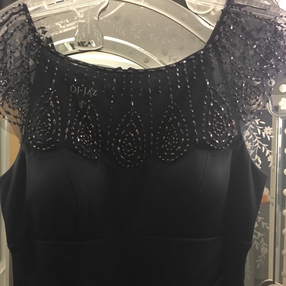 Navy cocktail dress