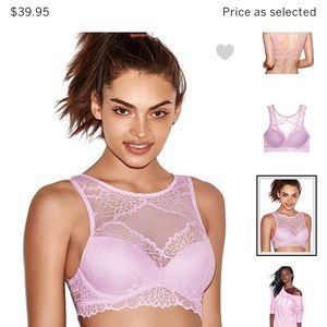 VSPINK floral high neck bralette