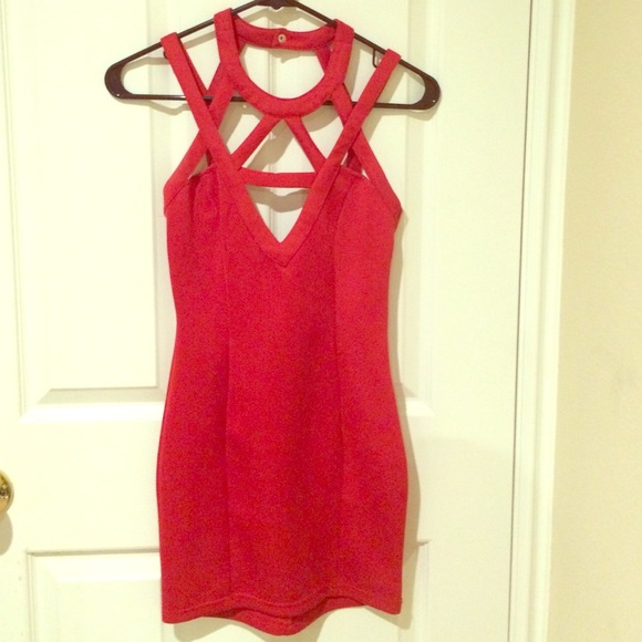 Tobi red dress