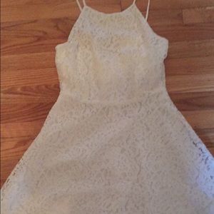 White lace dress