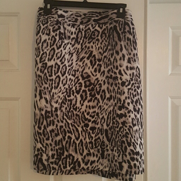 Worthington Dresses & Skirts - Sexy Plus Size Leopard Skirt