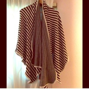 Francesca's striped wrap/shall