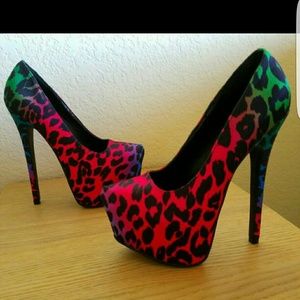 High heels shoes