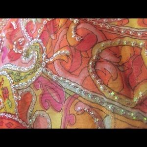 Beautiful multi colored boutique dress. Size med