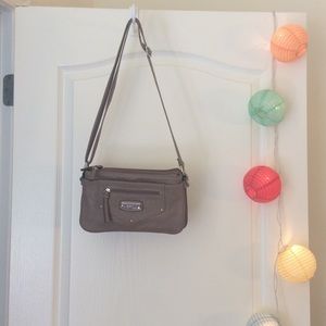 Brown Rosetti crossbody bag