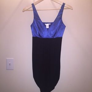 Blue and Black Baby doll Dress