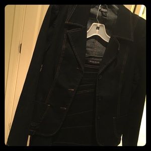 Bison Bisou Two pieces black denim.