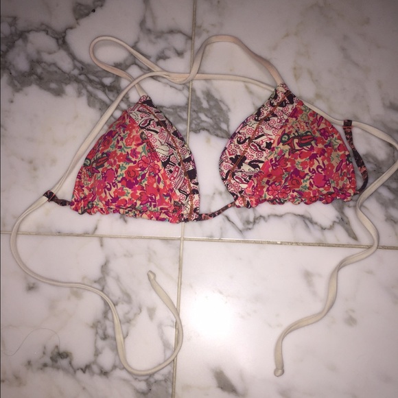 Maaji reversible cross back triangle bikini top