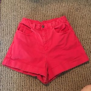 American apparel denim shorts