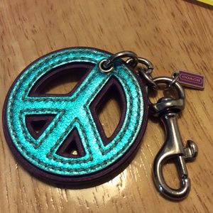 Coach Peace Sign Hangtag RARE
