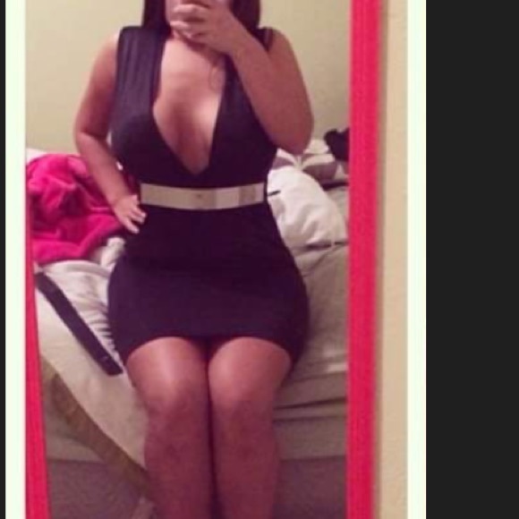 Sexy little black bodycon dress