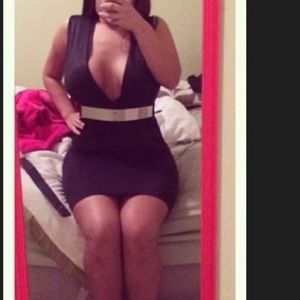 Sexy little black bodycon dress