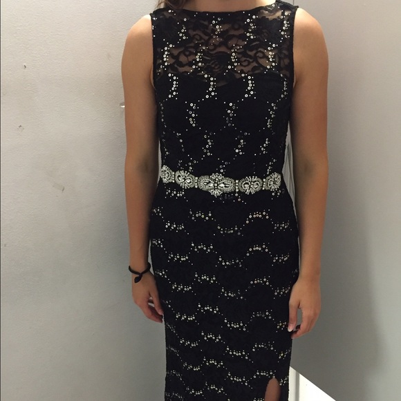 Elegant black gown