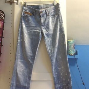 Gold sign jeans cahuenga wash