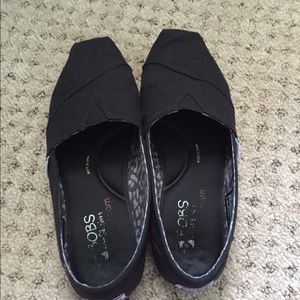 Black classic Bobs by Skechers