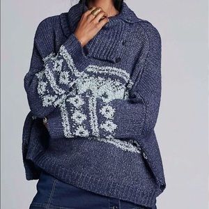 Free People Blue Mint Sweater